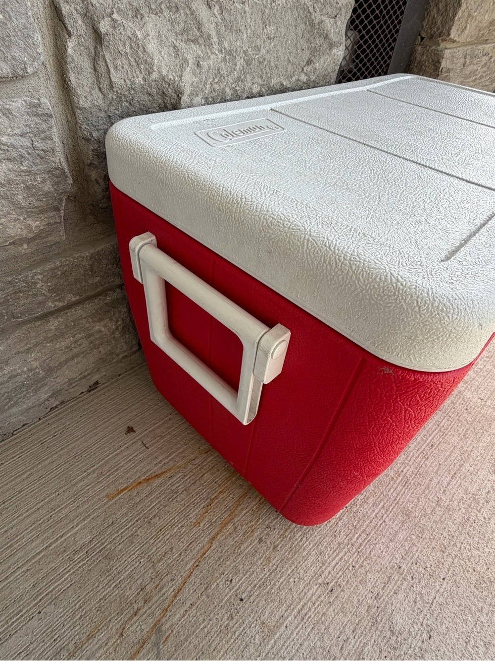 Coleman Red and White Hard-Sided Cooler - Picture 3 of 5